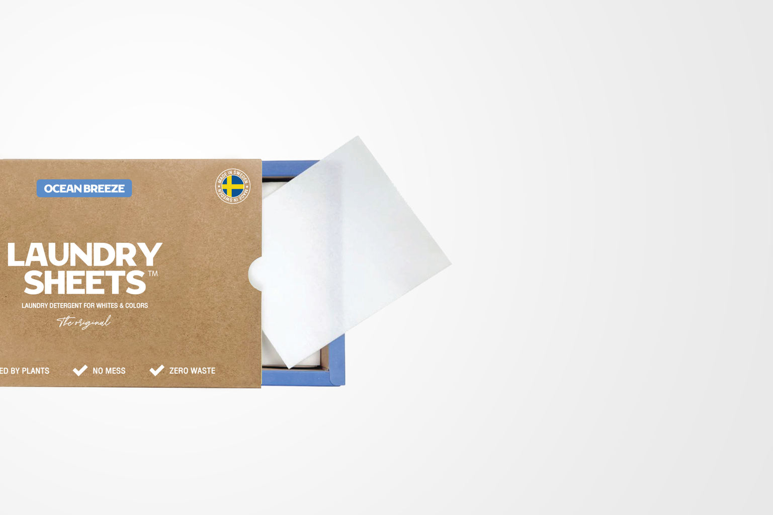 LAUNDRY SHEETS Plantbased and zero plastic laundry detergent